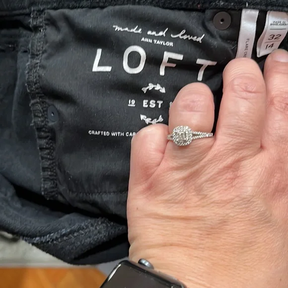 -Ann Taylor suede pants black - Picture 4 of 8